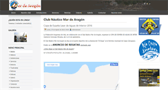 Desktop Screenshot of clubnauticomardearagon.es